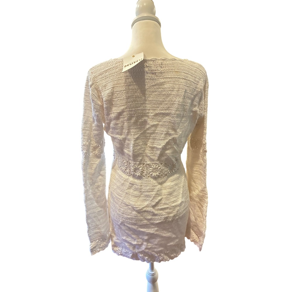 Show Me Your Mumu Jet Lag Dress in Salty Crochet Size Medium - Picture 5 of 6